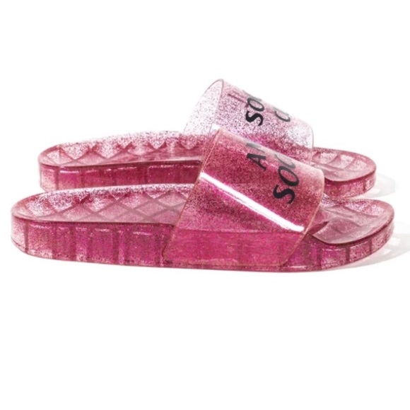 🎉HOST PICK! Anti Social Social Club Glitter Slide PRICE is FiRM - Picture 2 of 12